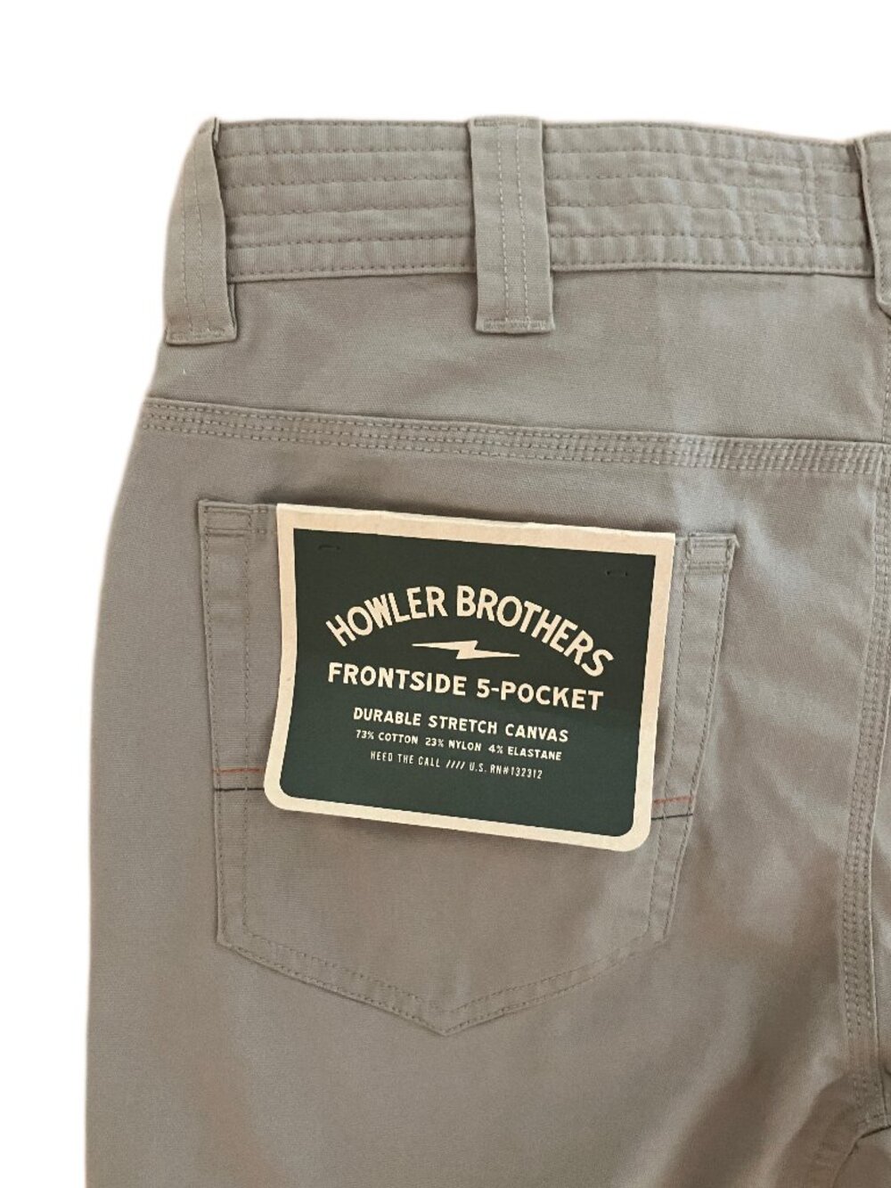 Howler Brothers Men's Frontside 5-Pocket Pants Faded Khaki Size 32x30 NWT